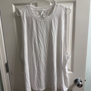 Lululemon white muscle tank